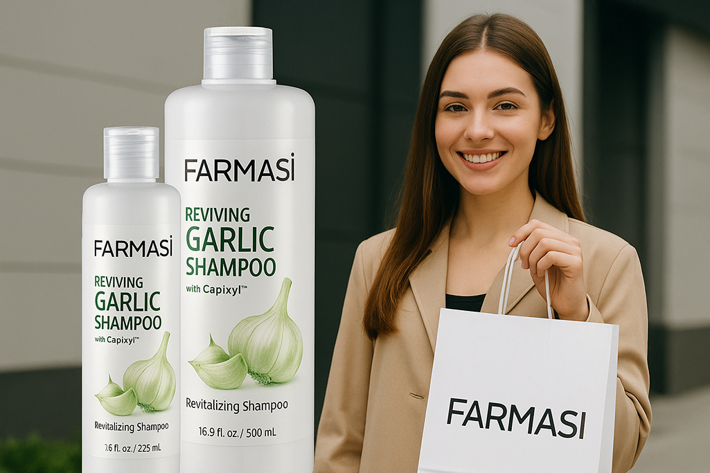 Sampon cu usturoi si Capixyl farmasi Dr. Tuna