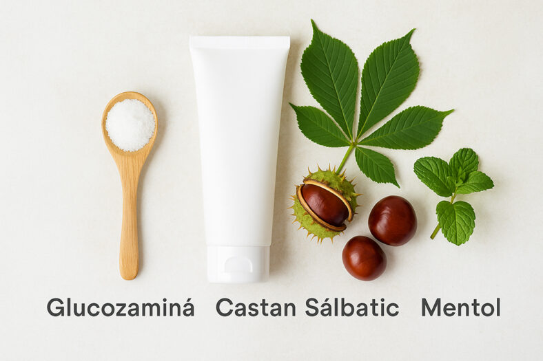 Crema cu Glucozamina Castan Salbatic si Mentol