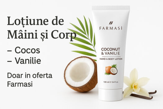 Lotiune de Maini si Corp cu Cocos si Vanilie Farmasi