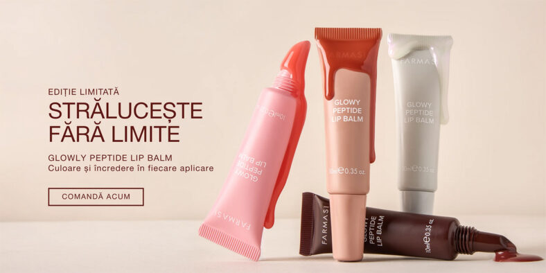 Peptide Lip Balm Farmasi 4 nuante