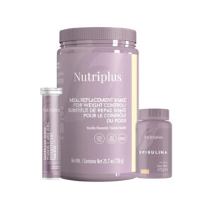 Set Ingrasare Nutriplus cu Shake Vanilie + Sambucus + Spirulina